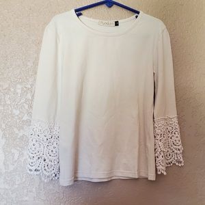 Nuggles Girls White Top